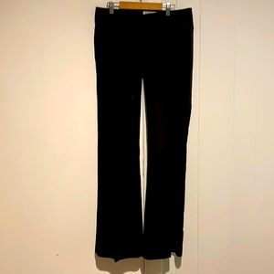 BCBG black low rise flare dress pants